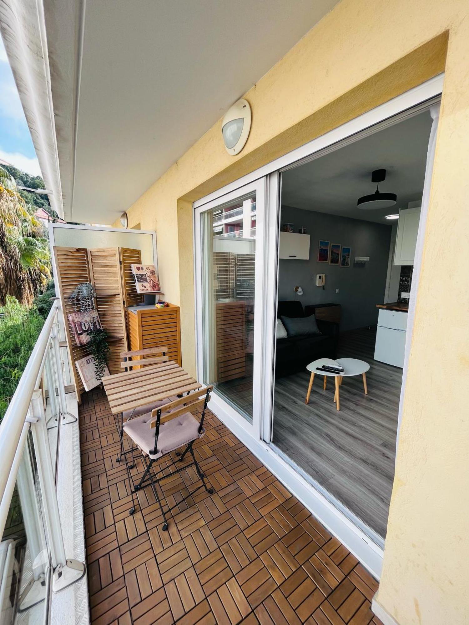 Studio Terrasse Et Parking Prive Ницца Экстерьер фото