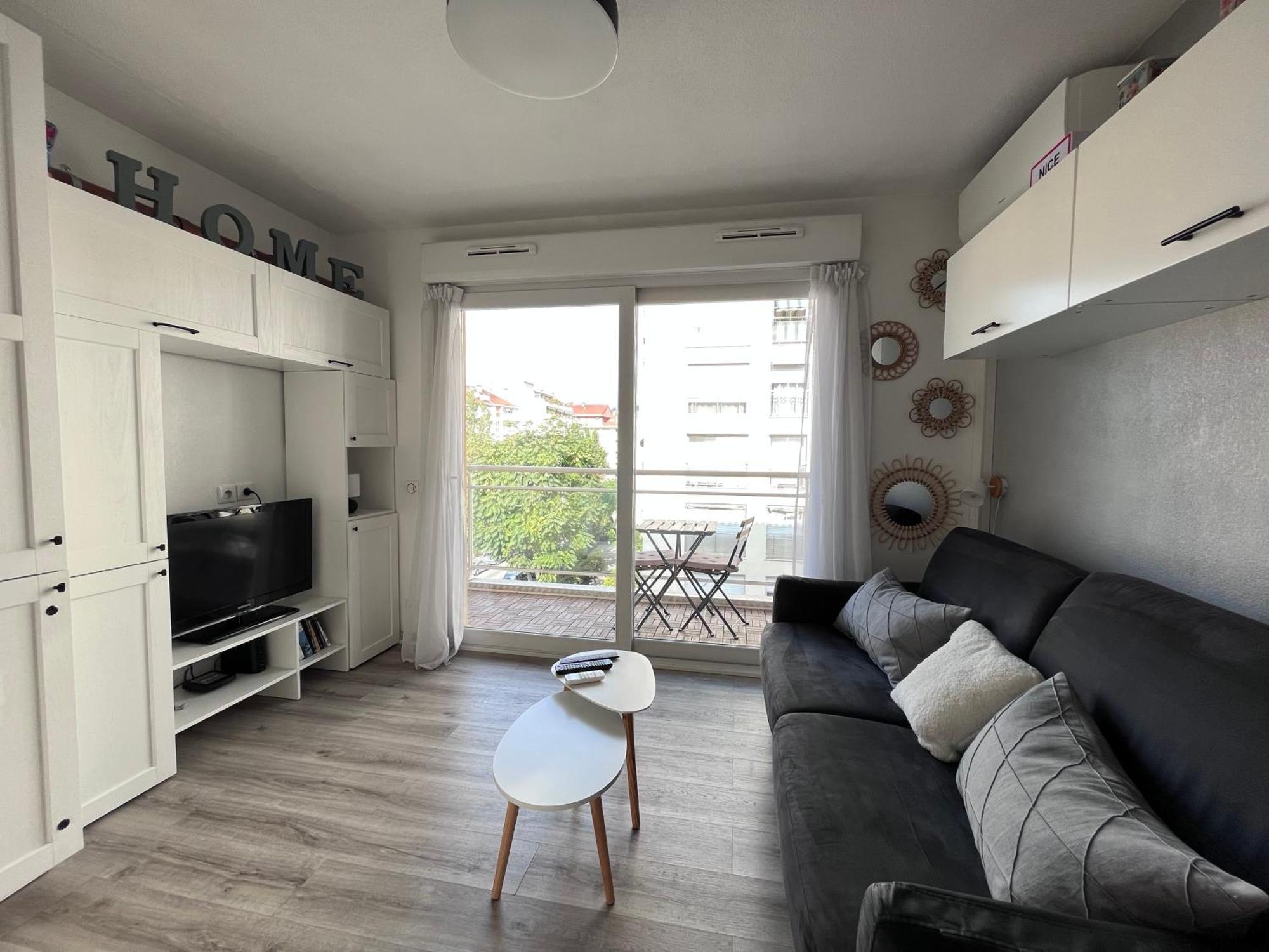 Studio Terrasse Et Parking Prive Ницца Экстерьер фото
